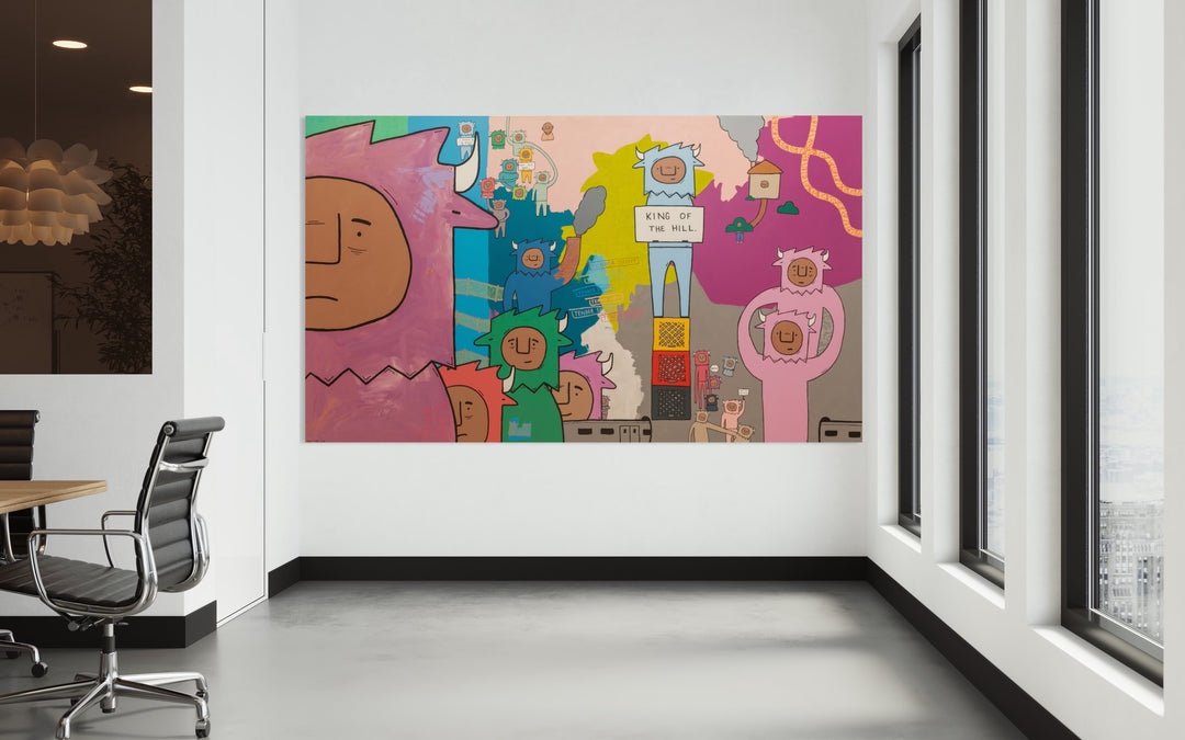 "Chicago: Monarch of the Hill": 12 Foot Painting