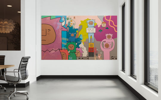 "Chicago: Monarch of the Hill": 12 Foot Painting