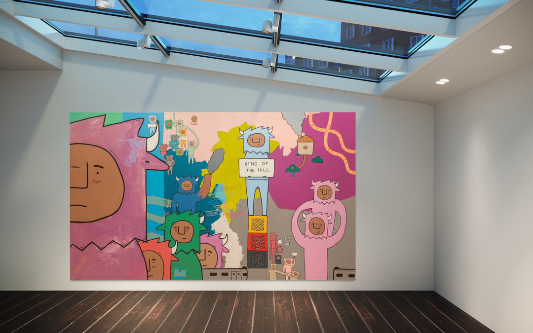 "Chicago: Monarch of the Hill": 12 Foot Painting