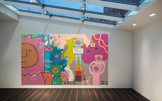 "Chicago: Monarch of the Hill": 12 Foot Painting