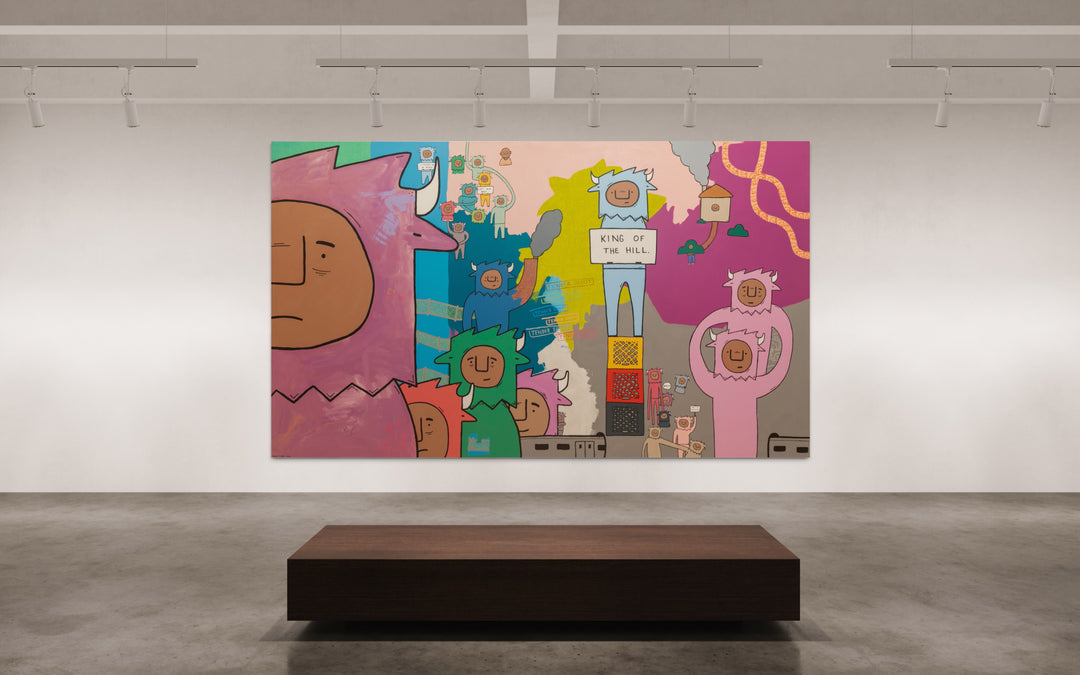 "Chicago: Monarch of the Hill": 12 Foot Painting