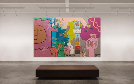 "Chicago: Monarch of the Hill": 12 Foot Painting