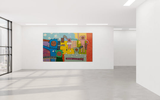 "Chicago: The Glow Up": 12 Foot Painting