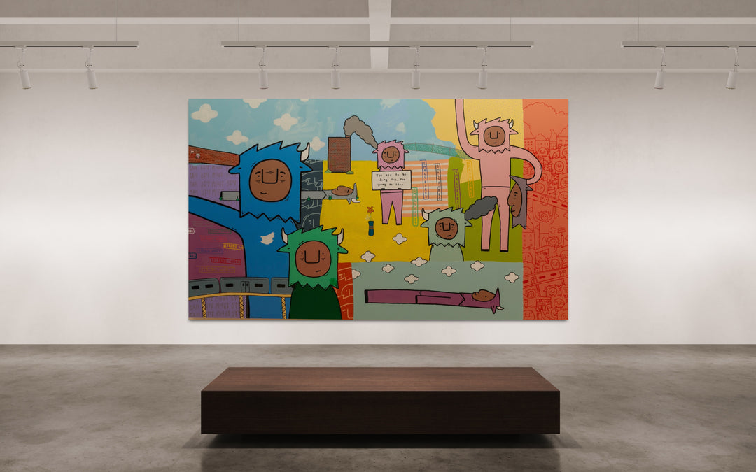 "Chicago: The Glow Up": 12 Foot Painting