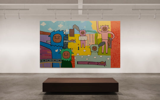 "Chicago: The Glow Up": 12 Foot Painting