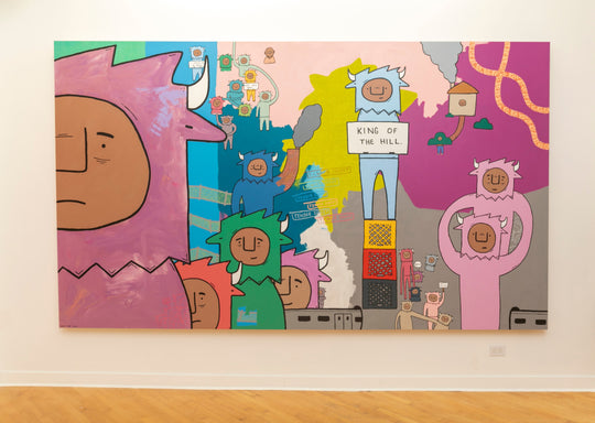 "Chicago: Monarch of the Hill": 12 Foot Painting