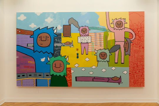 "Chicago: The Glow Up": 12 Foot Painting