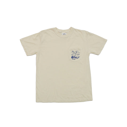 A Very Serious Pocket Tee, Cream // Laura Catherwood